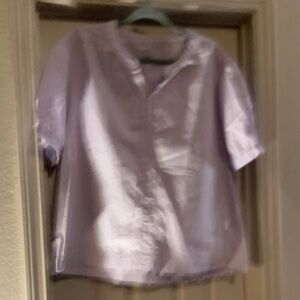Elegant Lavender Women's Blouse